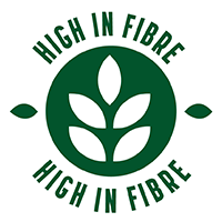 High in fibre