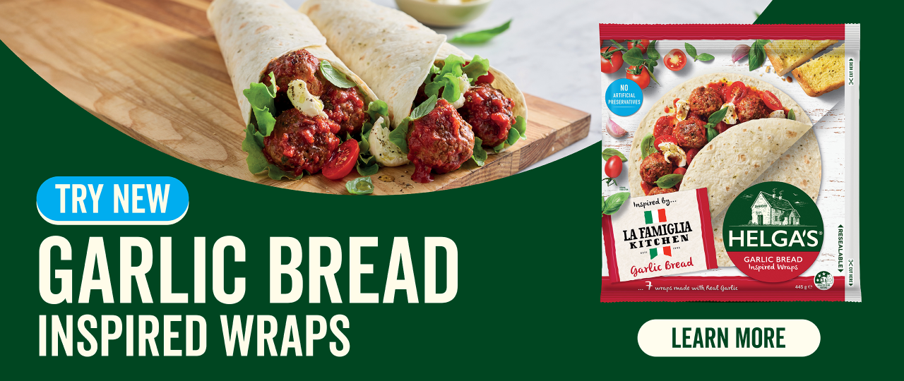 Helga's Garlic Wraps