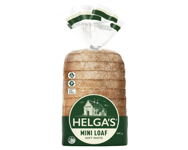 Helgas Loaf Traditional White Mini 360 g