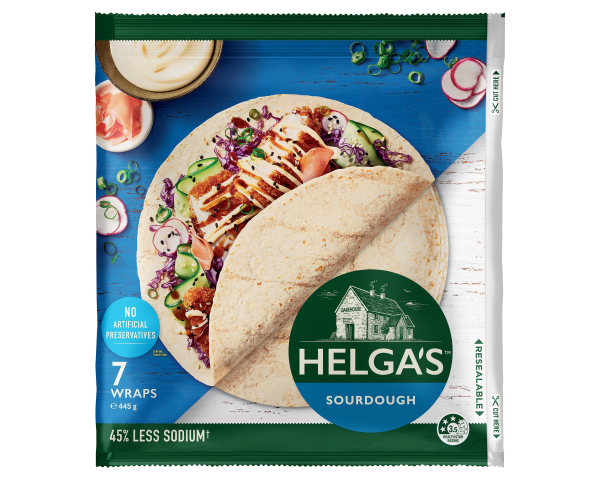 Helgas Wrap Sourdough P7 445 g