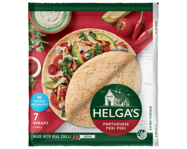 Helgas Wrap Peri Peri P7 445 g