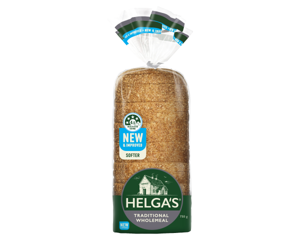 Helgas Loaf Traditional Wholemeal 750 g Helgas Loaf Traditional Wholemeal 750 g