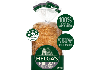 Helgas Loaf Traditional Wholemeal Mini 360 g