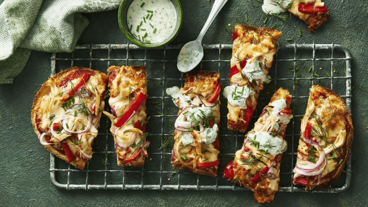 Buffalo Chicken Pizzas Image