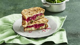 Beetroot toastie